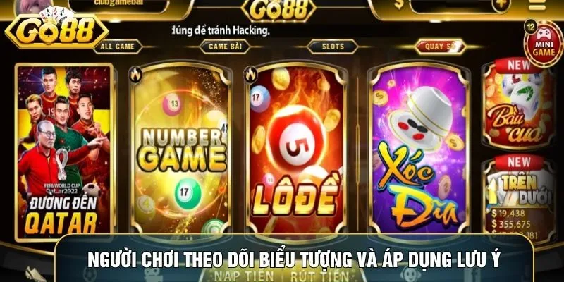Người chơi theo dõi biểu tượng và áp dụng lưu ý về đặt cược để tối ưu cơ hội thắng Người chơi theo dõi biểu tượng và áp dụng lưu ý về đặt cược để tối ưu cơ hội thắng